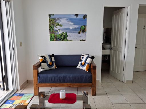 Living room with cozy seating area