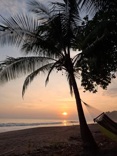 sunset sunset at Playa Hermosa
